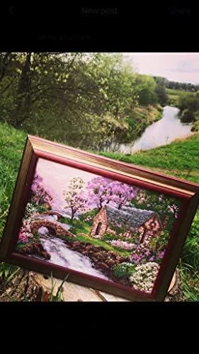 RIOLIS – Create It Yourself – Siuvinėjimo rinkinys „Pavasariškas vaizdas“ 1098 (38x26 cm)