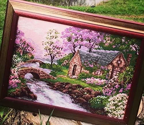 RIOLIS – Create It Yourself – Siuvinėjimo rinkinys „Pavasariškas vaizdas“ 1098 (38x26 cm)