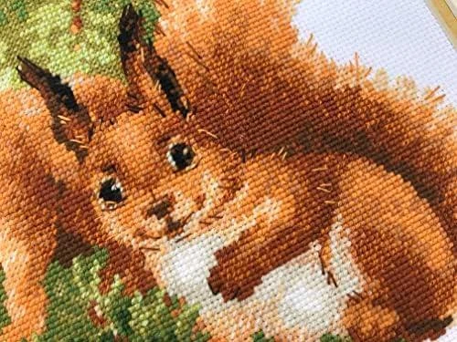 RIOLIS – Create It Yourself – Siuvinėjimo rinkinys „Voverytės“ 1491 (25x25 cm)