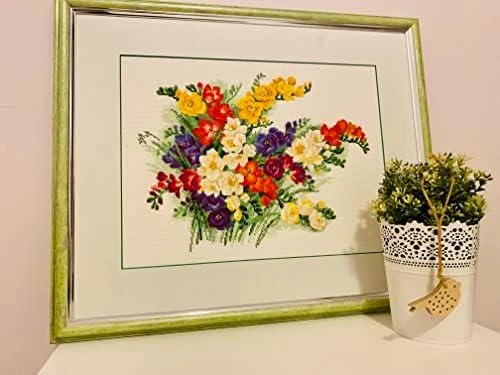 RIOLIS – Create It Yourself – Siuvinėjimo rinkinys „Frezija“ 1561 (40x30 cm)