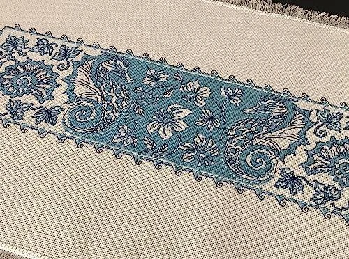 Table Topper / Pannel Sea Horse siuvinėjimo rinkinys iš RIOLIS Nr.: 1703