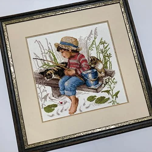 RIOLIS – Create It Yourself – Siuvinėjimo rinkinys „Pažvejokim!“ 1470 (30x30 cm)