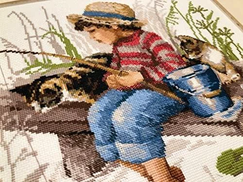 RIOLIS – Create It Yourself – Siuvinėjimo rinkinys „Pažvejokim!“ 1470 (30x30 cm)
