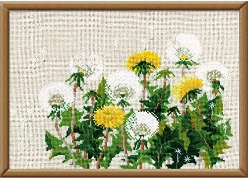 RIOLIS - Create It Yourself - Siuvinėjimo rinkinys „Kiaulpienės“ 807 (30x21 cm)