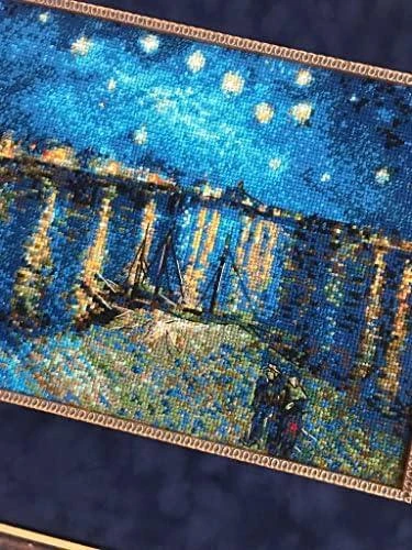 Starry Night Over the Rhone - Van Gogh siuvinėjimo rinkinys iš RIOLIS Nr.: 1884
