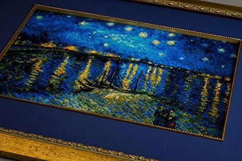 Starry Night Over the Rhone - Van Gogh siuvinėjimo rinkinys iš RIOLIS Nr.: 1884