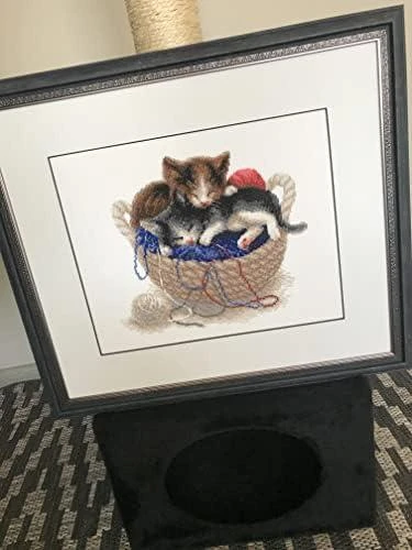 Kittens In A Basket siuvinėjimo rinkinys iš RIOLIS Nr.: 1724