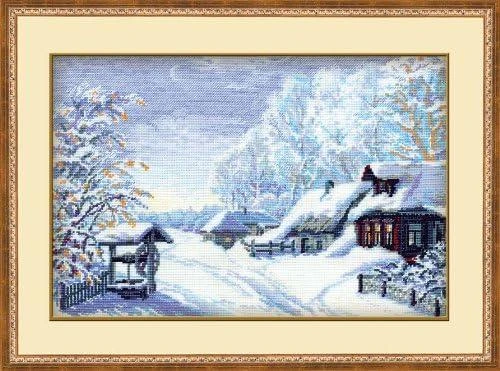 RIOLIS – Create It Yourself – Siuvinėjimo rinkinys „Žiema“ 989 (38x26 cm)