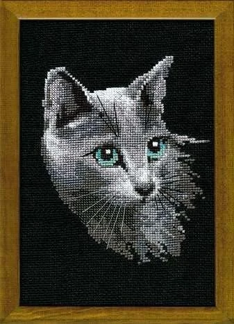 RIOLIS - Create It Yourself - Siuvinėjimo rinkinys „Rusų mėlynoji“ 764 (21x30 cm)