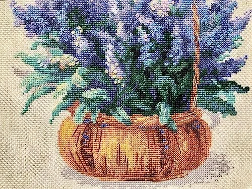 RIOLIS - Create It Yourself - Siuvinėjimo rinkinys „Prancūziškos levandos“ 1404 (25x25 cm)