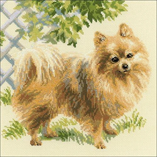 RIOLIS – Create It Yourself – Siuvinėjimo rinkinys „Špicas“ 1585 (30x40 cm)