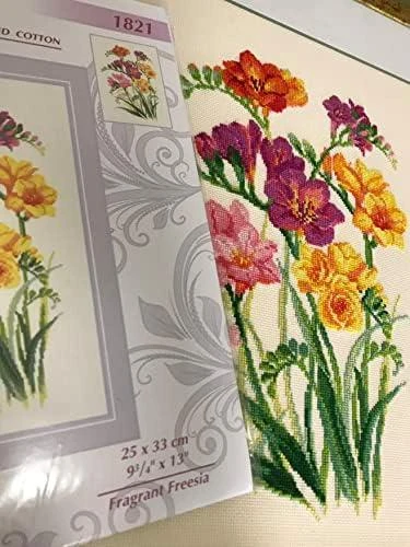 Fragrant Freesia siuvinėjimo rinkinys iš RIOLIS Nr.: 1821
