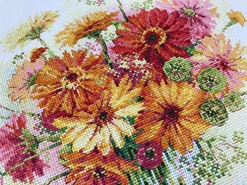 RIOLIS – Create It Yourself – Siuvinėjimo rinkinys „Spalvotos garberos“ 1485 (30x30 cm)
