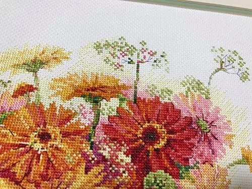 RIOLIS – Create It Yourself – Siuvinėjimo rinkinys „Spalvotos garberos“ 1485 (30x30 cm)