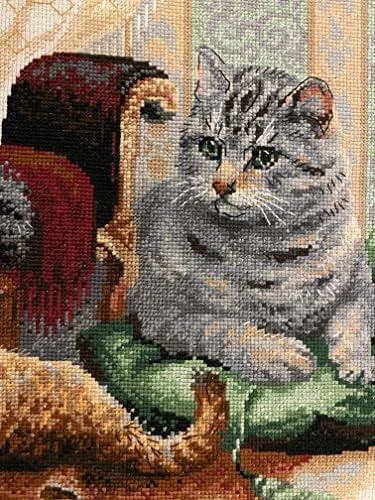 RIOLIS – Create It Yourself – Siuvinėjimo rinkinys „Kačiukų šeimynėlė“ 1327 (40x30 cm)