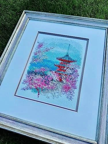 Sakura. Pagoda siuvinėjimo rinkinys iš RIOLIS Nr.: 1743