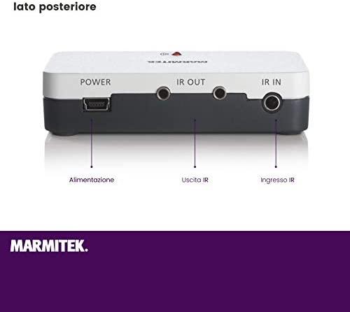 Marmitek Invisible Control 6, Garsas, TV, TV imtuvas, TV priedėlis, Juoda, Balta, 10 m, 60°, 30–60 kHz, DC, USB