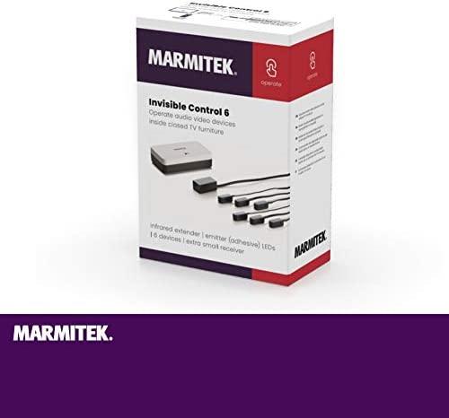 Marmitek Invisible Control 6, Garsas, TV, TV imtuvas, TV priedėlis, Juoda, Balta, 10 m, 60°, 30–60 kHz, DC, USB