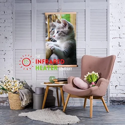 Infraraudonųjų spindulių radiatorius - lanksti šildymo plokštė 430W TRIO pattern 11 cat, matmenys 100x57cm