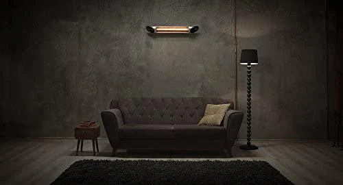 Infraraudonųjų spindulių šildytuvas Veito Blade S 2,5 kW, sidabrinis