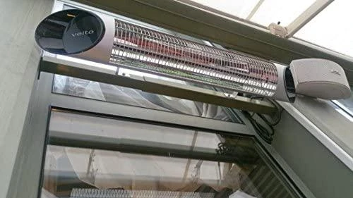Infraraudonųjų spindulių šildytuvas Veito Blade S 2,5 kW, sidabrinis