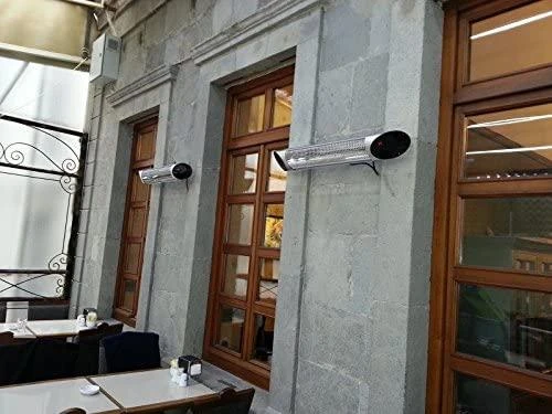Infraraudonųjų spindulių šildytuvas Veito Blade S 2,5 kW, sidabrinis