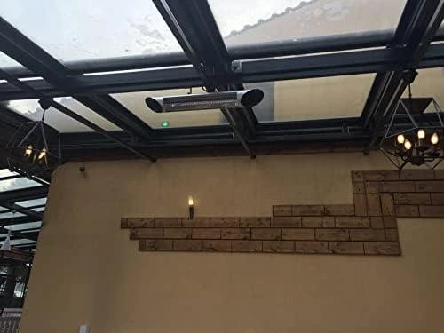 Infraraudonųjų spindulių šildytuvas Veito Blade S 2,5 kW, sidabrinis