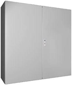 Rittal 1116000 AX Kompaktiškas korpusas 1200x1200x400 mm lakštinio plieno su plokščiu montavimu, dvigubos durys su 3 taškų užrakto sistema 1116 000