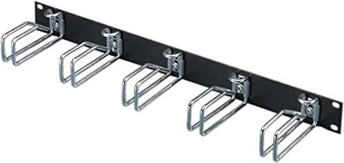 Rittal 7257.105 - Kabelių valdymo skydas - Juodas - Plienas - 2U - 48,3 cm (19") - 482,6 mm