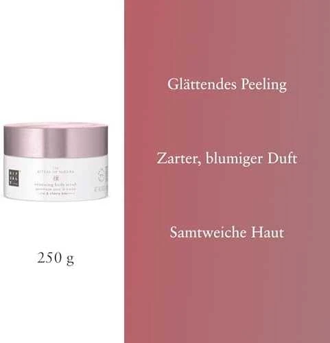 Rituals - he Ritual of Sakura Sugar Body Scrub cukraus kūno šveitiklis, 250 g