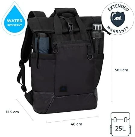 RIVACASE 5321 25L Nešiojamas kompiuteris bag 15.6" / 6 Juodas