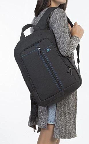 Rivacase CANVAS 7560 kuprinė nešiojamam kompiuteriui iki 15.6" (juoda)