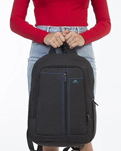Rivacase CANVAS 7560 kuprinė nešiojamam kompiuteriui iki 15.6" (juoda)