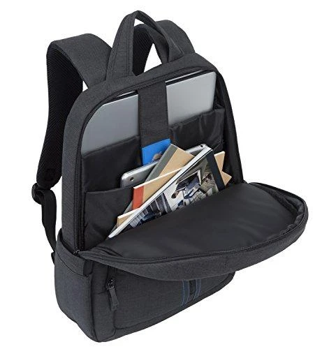 Rivacase CANVAS 7560 kuprinė nešiojamam kompiuteriui iki 15.6" (juoda)