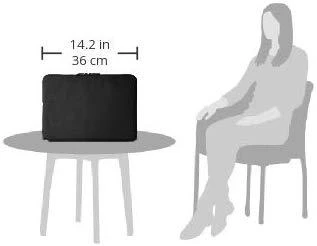 Rivacase SUZUKA 7703 dėklas nešiojamam kompiuteriui iki 13.3" (Juodas)