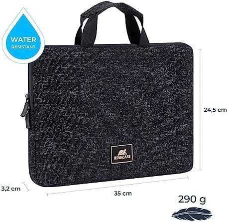Deklas RIVACASE 7913 juodas sleeve 13,3"