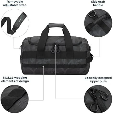 Turistinė kuprinė RivaCase Rivacase Sherwood, Navy, Travel, 60 L, Polyester, Polyurethane, Side pocket, 600 mm