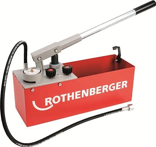 Rankinė pompa vamzdyno testavimui RP 50-S, 0-60 bar, Rothenberger
