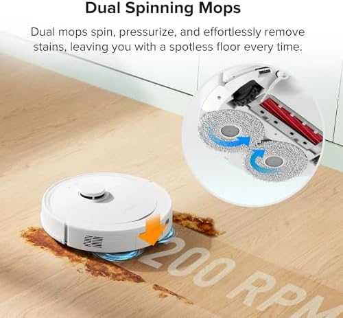 Dulkių siurblys - robotas Roborock Q Revo, Baltos spalvos