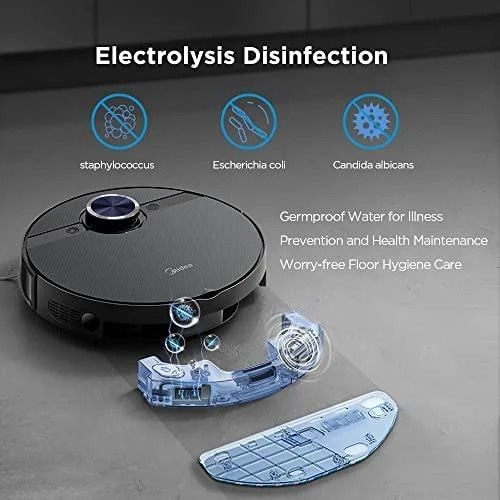 Dulkių siurblys - robotas Midea S8+, Juodas