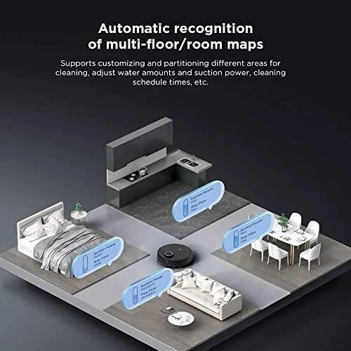 Dulkių siurblys - robotas Midea S8+, Juodas