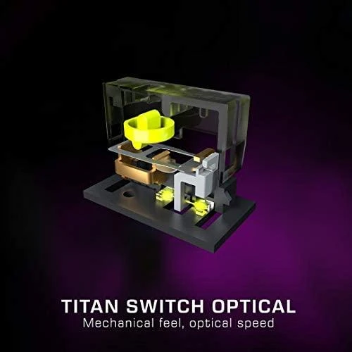 Lengva Žaidimų Pelė Roccat Burst Pro, Titan Optical Switch, 16000dpi, Balta