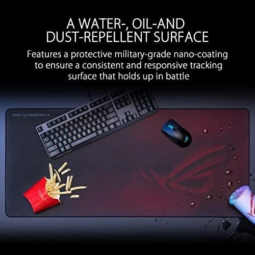 Pelė Kilimėlis Asus ROG Scabbard II M (90MP02H0-BPUA00)