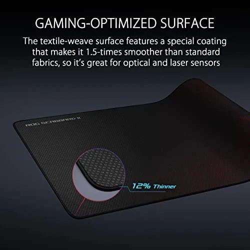 Pelė Kilimėlis Asus ROG Scabbard II M (90MP02H0-BPUA00)
