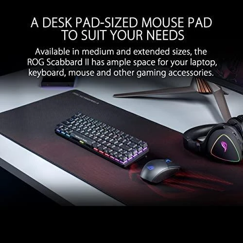 Pelė Kilimėlis Asus ROG Scabbard II M (90MP02H0-BPUA00)