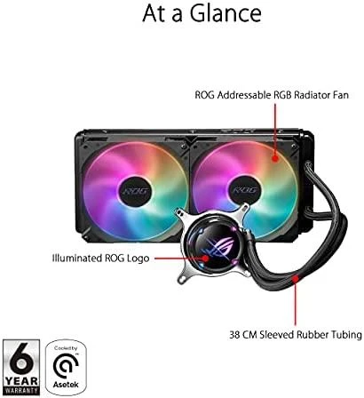 Aušintuvas Asus ROG STRIX LC II 280 ARGB