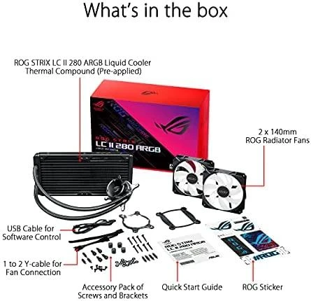 Aušintuvas Asus ROG STRIX LC II 280 ARGB