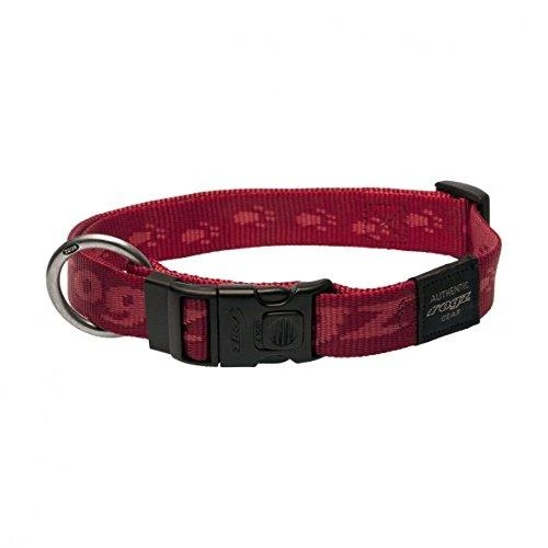 Rogz antkaklis šuniui Alpinist HB21C Raudonas (plotis 1,1cm; apimtis 20-32cm)