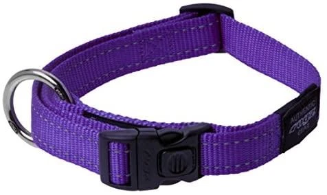 Rogz antkaklis atšvaitas šuniui Reflective HB05J (plotis 2,5cm; apimtis 43-70cm)