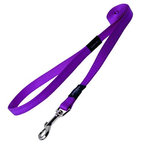 Rogz pavadėlis atšvaitas šuniui Reflective HL06E Bordo (plotis 2cm; ilgis 140cm)